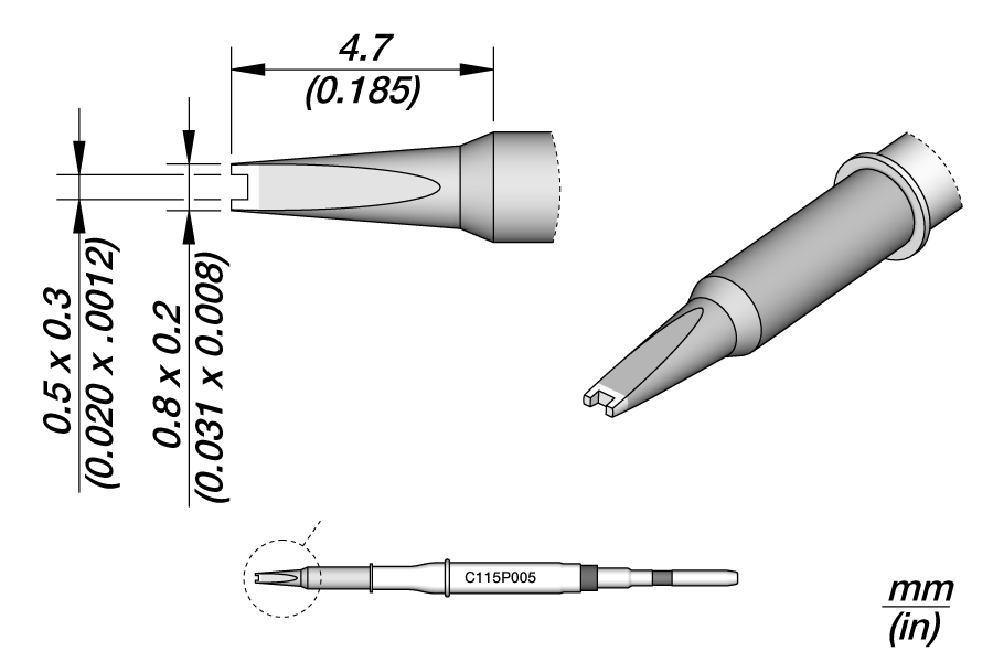 C115P005 - Chip Cartridge 0.5